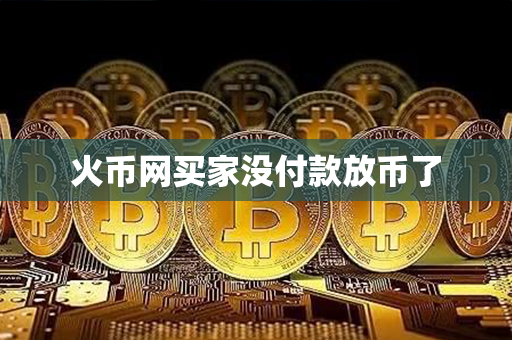 火币网买家没付款放币了