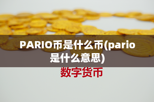 PARIO币是什么币(pario是什么意思)