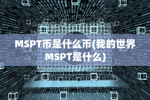 MSPT币是什么币(我的世界MSPT是什么)