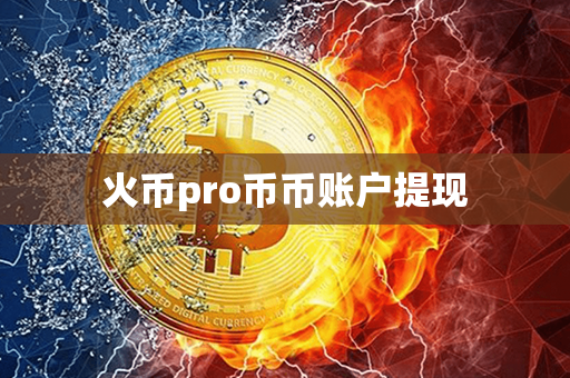 火币pro币币账户提现