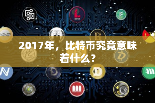 2017年，比特币究竟意味着什么？