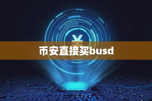 币安直接买busd