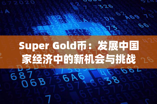 Super Gold币：发展中国家经济中的新机会与挑战