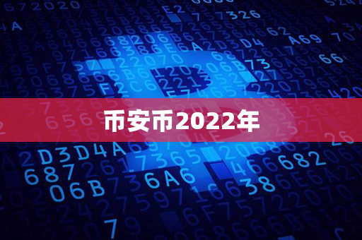 币安币2022年